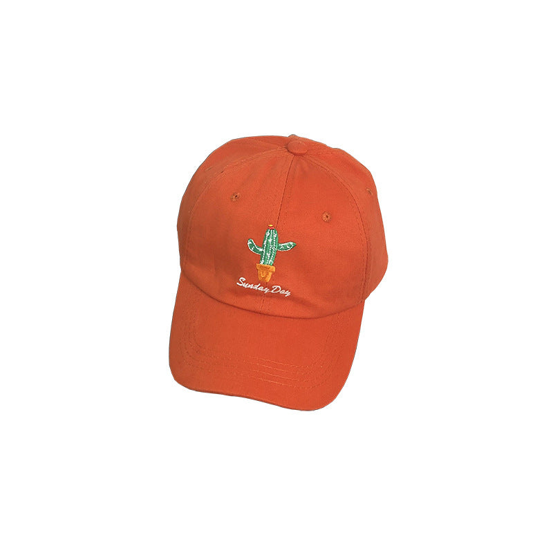 Casual Letter Embroidered Cactus Baseball Cap