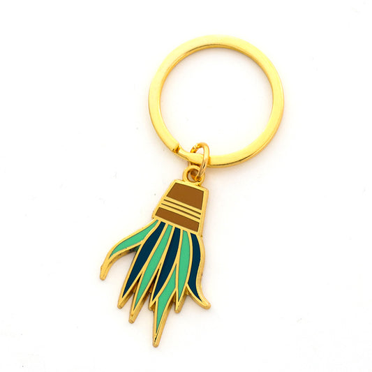 Cactus Plant Keychain and Keyring Accessory