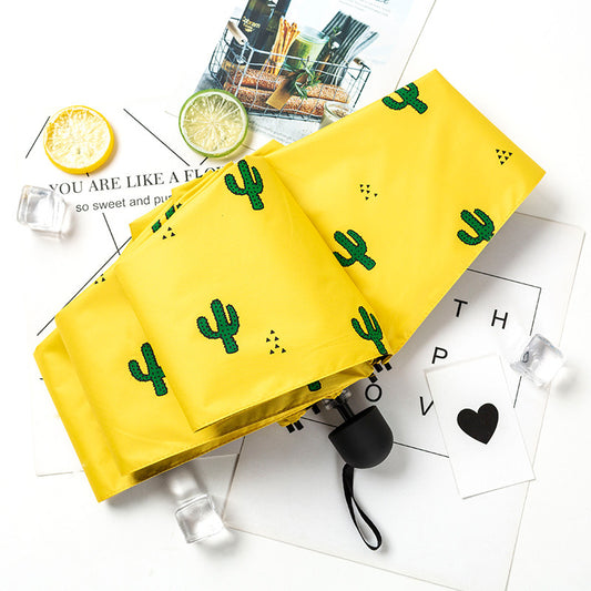 Cactus Sun and Rain Umbrella for Students
