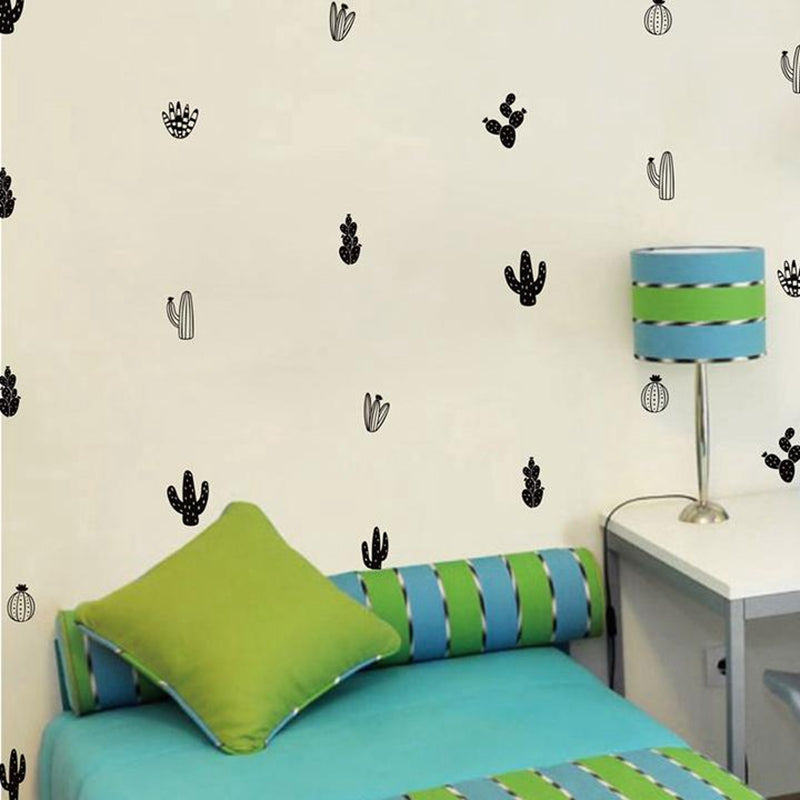 Nordic Style Creative Cactus Wall Stickers for Kids